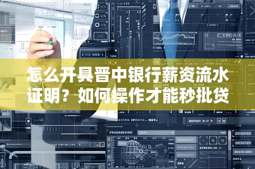 怎么开具晋中银行薪资流水证明？如何操作才能秒批贷款？